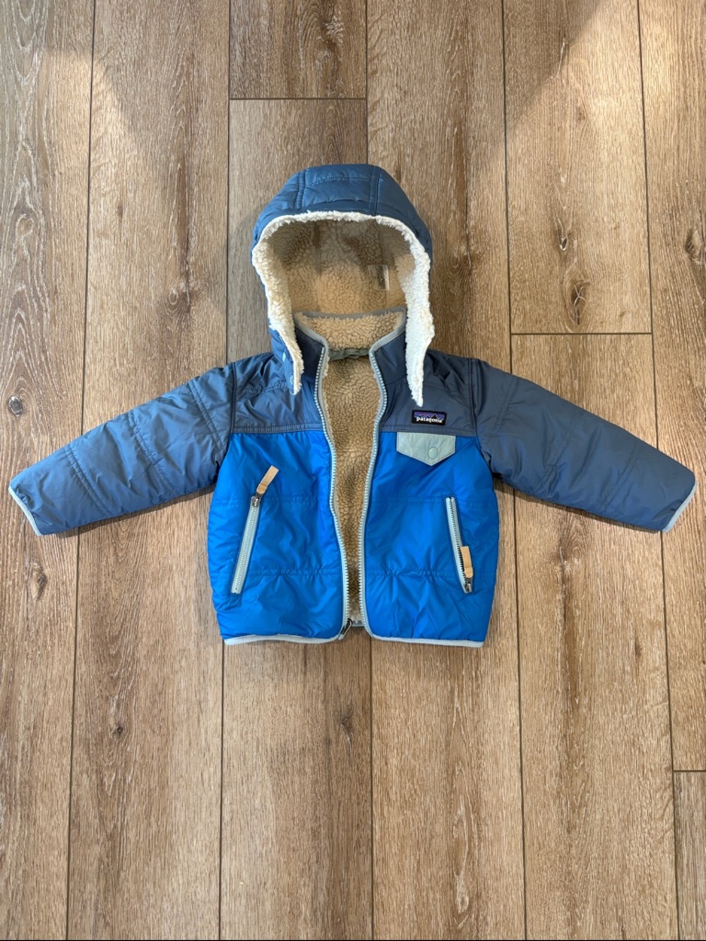 Patagonia 2T reversible waterproof sherpa lined winter jacket